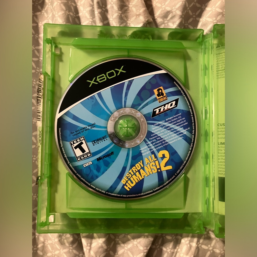 Destroy all humans 2 for Xbox